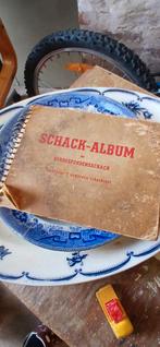 antiek correspondentie schaak album., Verzenden, Gebruikt