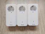 DVS 1200 Powerline Adapters (Set van 3), Ophalen of Verzenden, Gebruikt, DVS