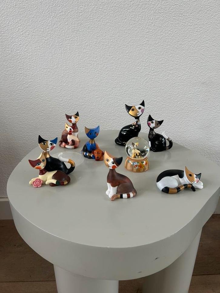 Goebel Rosina Wachtmeister katten beeldjes, Verzamelen, Beelden en Beeldjes, Zo goed als nieuw, Dier, Ophalen of Verzenden