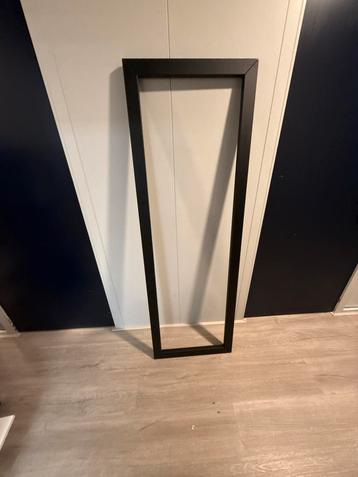 Mat zwart Stalen Frame 60 x180 cm koker 3x6cm beschikbaar voor biedingen