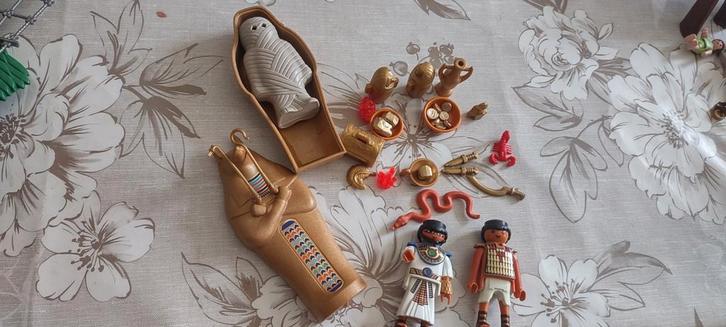 Grote set Egypte sfinx, piramide hut enz, Kinderen en Baby's, Speelgoed | Playmobil, Gebruikt, Ophalen of Verzenden