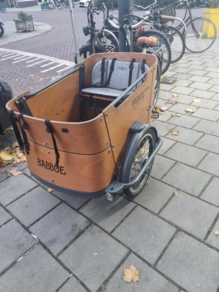 Babboe curve mountain, Fietsen en Brommers, Fietsen | Bakfietsen, Gebruikt, Overige merken, 4 kinderen of meer, Elektrisch, Ophalen