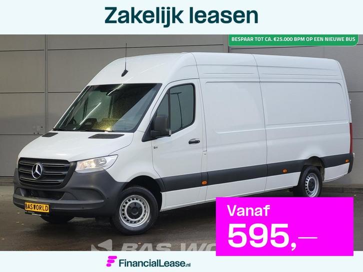 Mercedes Sprinter 317 CDI Automaat 2025 Model 170PK L3H2 Air, Auto's, Bestelauto's, Bedrijf, Lease, Financial lease, Achteruitrijcamera