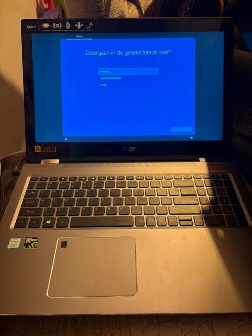 Acer Spin SP515-51GN-80AS, Computers en Software, Windows Laptops, Gebruikt, 15 inch, HDD, SSD, Minder dan 2 Ghz, 8 GB, Qwerty