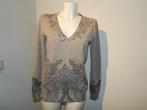 Etro wollen trui deels in sierlijke print zachte tinten 42, Kleding | Dames, Overige kleuren, Etro, Verzenden, Maat 42/44 (L)