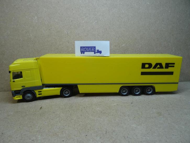HERPA 1:87, DAF 95-500, " PROMOTIE-TRUCK DAF ", Zie Foto`s, Hobby en Vrije tijd, Modelauto's | 1:87, Zo goed als nieuw, Bus of Vrachtwagen