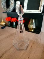 Vintage kristallen Marc Aurell decanteer karaf, ongebruikt., Antiek en Kunst, Antiek | Glas en Kristal, Ophalen of Verzenden