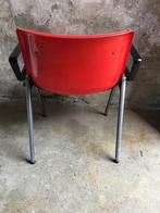 Tecno Italy stoel met armleggers , jaren 80, Huis en Inrichting, Stoelen, Gebruikt, Italy, Jaren 80, Ophalen of Verzenden