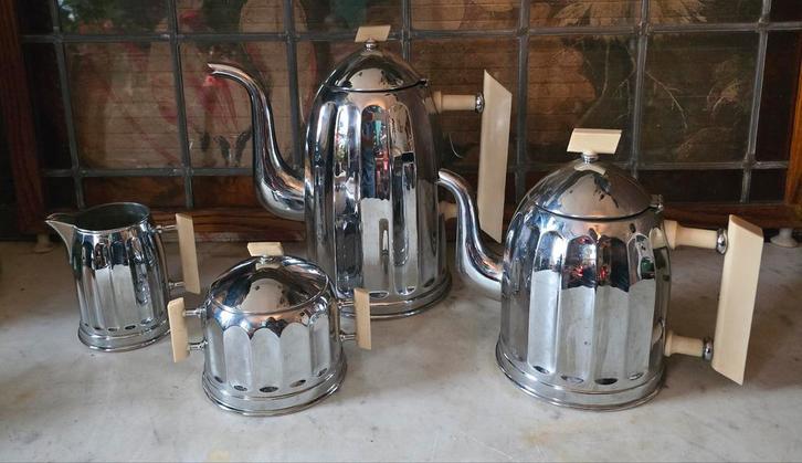 Art deco koffie thee servies Demeyere, Antiek en Kunst, Antiek | Keukenbenodigdheden, Ophalen of Verzenden