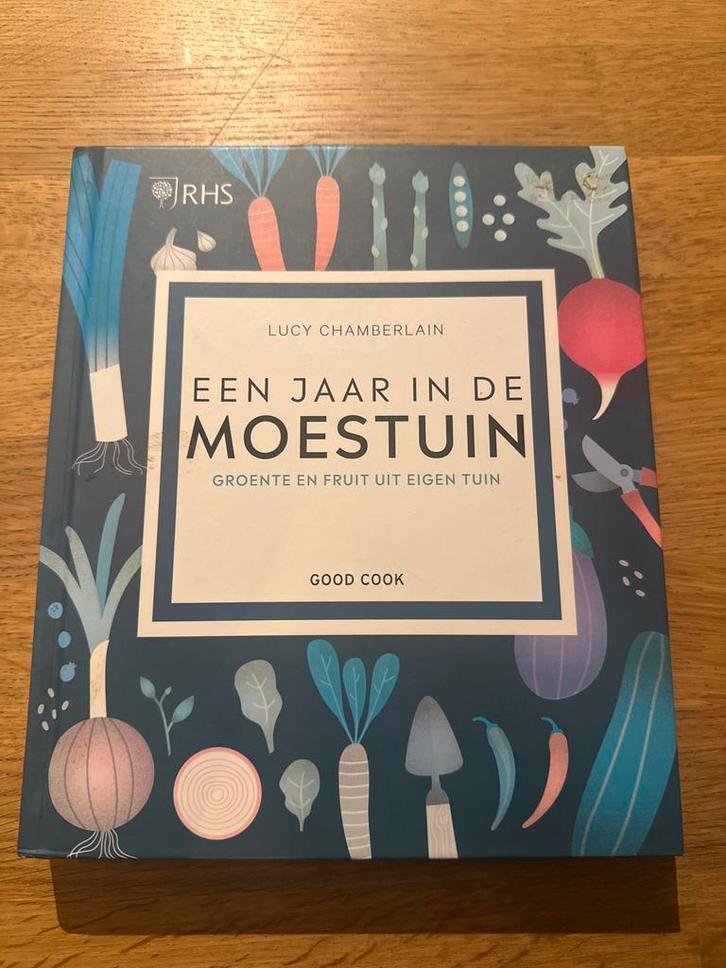 Een Jaar in de Moestuin - Lucy Chamberlain, Boeken, Esoterie en Spiritualiteit, Zo goed als nieuw, Achtergrond en Informatie, Overige onderwerpen