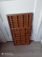 Houten letterbak met 91 vakjes, Huis en Inrichting, Woonaccessoires | Wanddecoraties, Ophalen of Verzenden