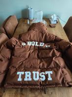 Zgan in gold we trust jas maat xl, Kleding | Heren, Jassen | Winter, Ophalen, Zo goed als nieuw, Zwart