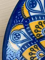 Aardewerk Bord Mandala Design, Keramiek, Ophalen of Verzenden, Zo goed als nieuw, Bord(en)
