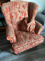 2 Klassieke Fauteuils met Kussens, Ophalen, Gebruikt, Stof, 75 tot 100 cm