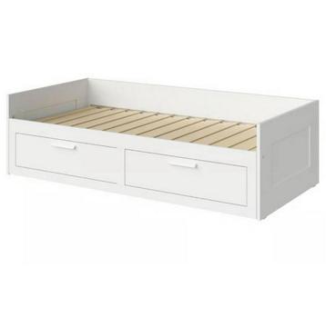 Ikea Brimnes Bedbank met 2 lades wit 80x200 cm beschikbaar voor biedingen