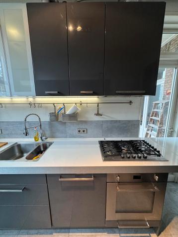 Ikea Faktum keuken, glanzend grijsblauw - afbeelding 5