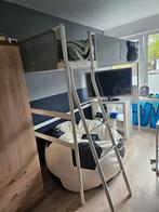 Ikea vitval hoogslaper, Huis en Inrichting, Slaapkamer | Stapelbedden en Hoogslapers, Ophalen, Eenpersoons, Zo goed als nieuw