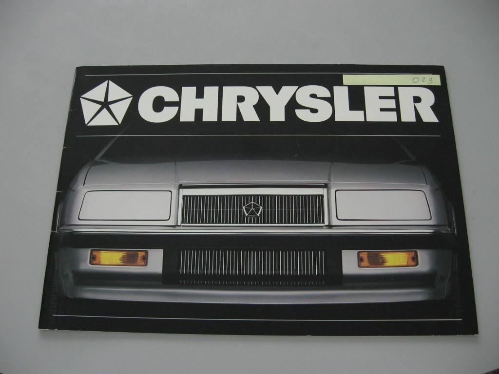 USA 029 Chrysler folder, Boeken, Auto's | Folders en Tijdschriften, Zo goed als nieuw, Overige merken, Ophalen of Verzenden