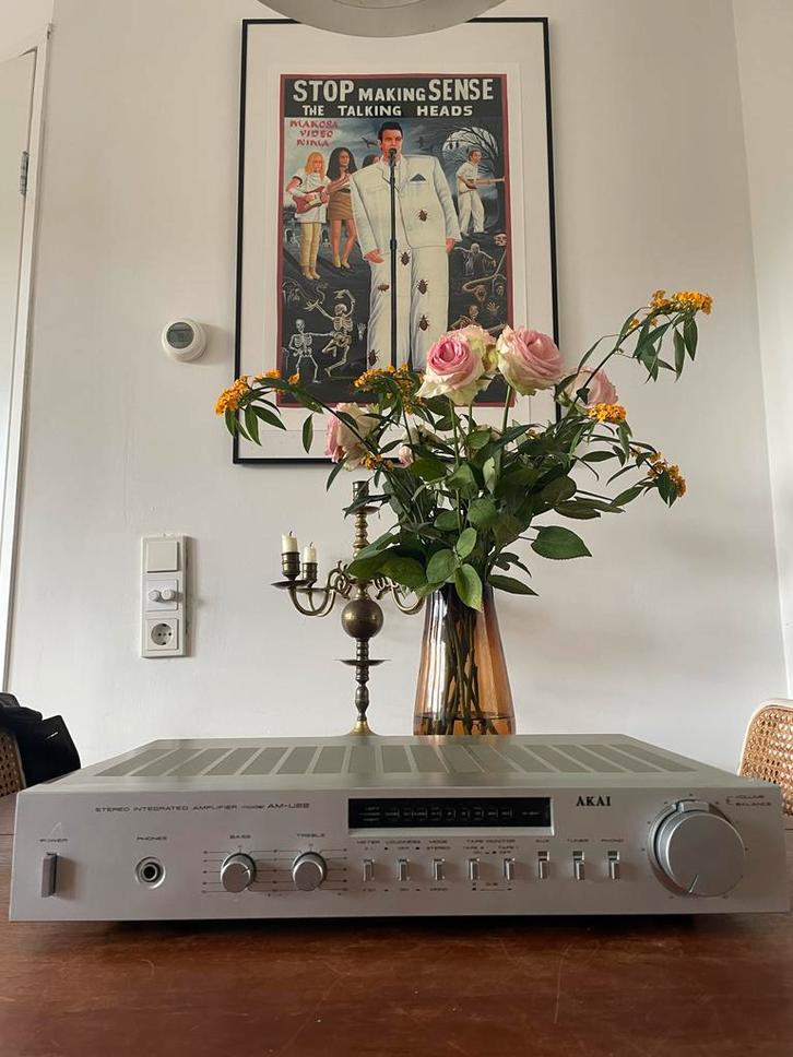 Akai AM-U22 Stereo Versterker, Audio, Tv en Foto, Versterkers en Receivers, Gebruikt, Stereo, Minder dan 60 watt, Overige merken