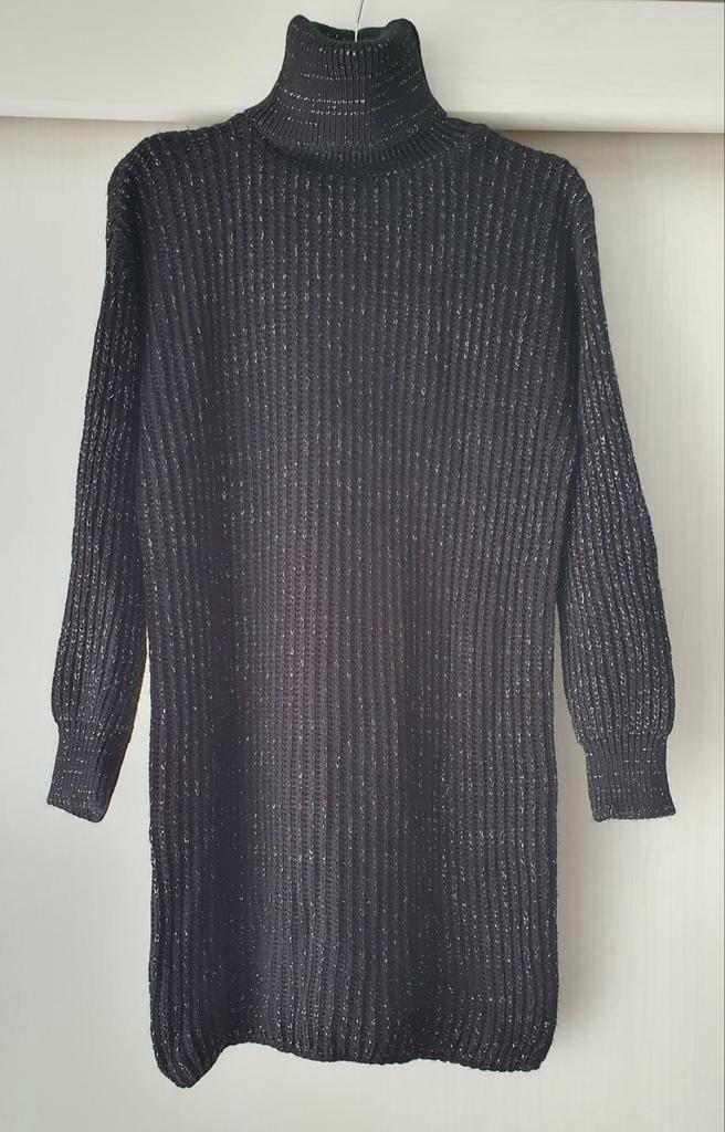 Glitter coltrui zwart, Kleding | Dames, Truien en Vesten, Nieuw, Maat 46/48 (XL) of groter, Zwart, Ophalen