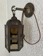 Antieke, metalen wandlamp, Antiek en Kunst, Antiek | Lampen, Ophalen