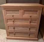 Ladenkast louvre massief, 5 laden of meer, Zo goed als nieuw, Minder dan 100 cm, 25 tot 50 cm