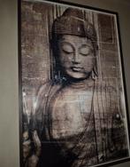 Buddha Poster 60x90 met Zwart Wit Frame, Huis en Inrichting, Woonaccessoires | Schilderijen, Tekeningen en Foto's, 50 tot 75 cm