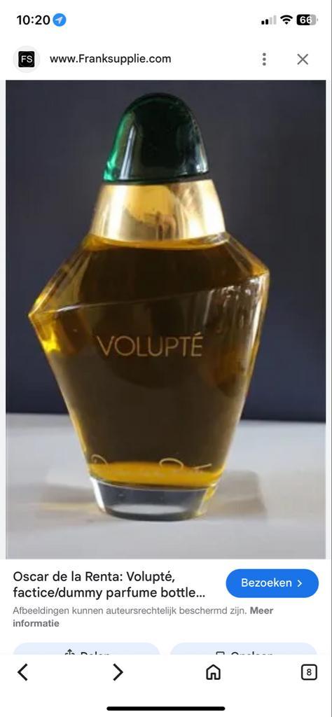 Oscar de la Renta Volupté Parfum Factice/Dummy Fles, Sieraden, Tassen en Uiterlijk, Uiterlijk | Parfum, Gebruikt, Ophalen of Verzenden