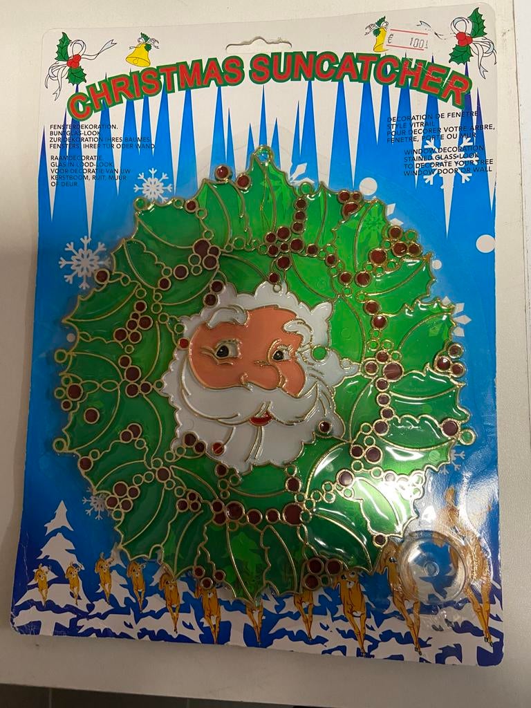 Partij Kerststickers, sjablonen, suncatchers, naamstickers, Diversen, Kerst, Ophalen of Verzenden, Zo goed als nieuw