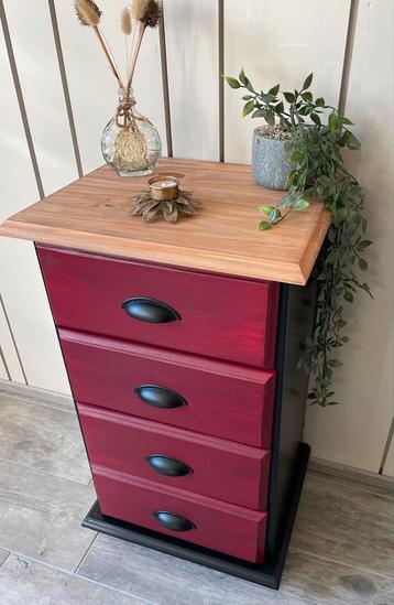 Houten Ladekastje - Gerestyled beschikbaar voor biedingen