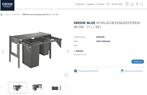 Grohe Blue NIEUW afval scheidingssysteem prullenbak afvalbak, Ophalen, Nieuw, 50 tot 100 cm, Minder dan 100 cm