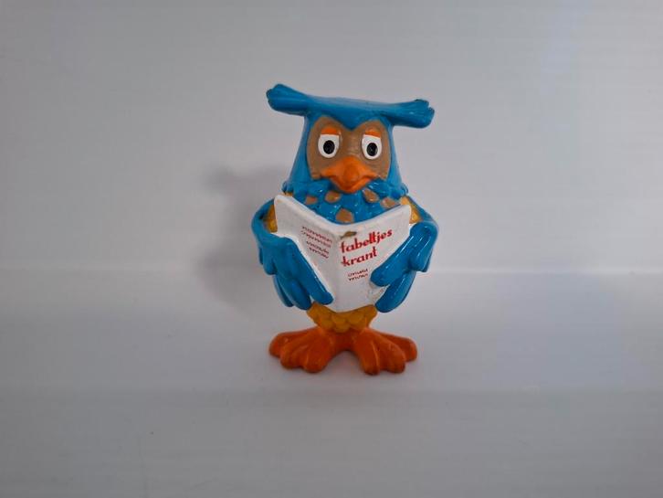Vintage Bully figuurtje Meneer de Uil Fabeltjeskrant 1985, Verzamelen, Poppetjes en Figuurtjes, Gebruikt, Ophalen of Verzenden