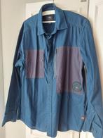 Spijker overhemd, Blauw, Halswijdte 43/44 (XL), Ophalen of Verzenden, Zo goed als nieuw