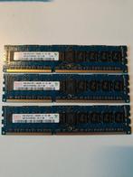 3x 4GB DDR3 Geheugenbanken - PC3-10600R, Gebruikt, DDR3, Ophalen of Verzenden, Desktop