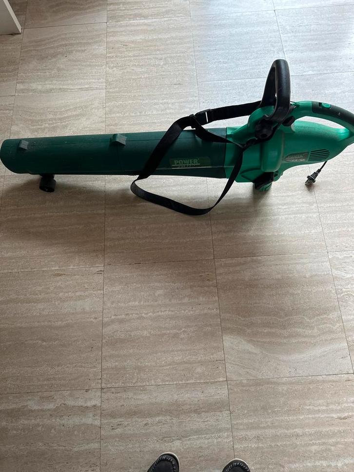 Krachtige Bladblazer met Zak, Tuin en Terras, Bladblazers, Gebruikt, Handgedragen, Elektrisch, Met opvangzak, Ophalen