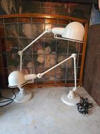 Wit industriële bureaulamp, Ophalen of Verzenden