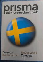 Prisma miniwoordenboek Zweeds-Nederlands vv, Ophalen of Verzenden, Zo goed als nieuw, Prisma of Spectrum