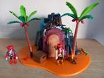 Playmobil piratenburcht met 3 piraten, kanon, Ophalen of Verzenden, Zo goed als nieuw, Complete set