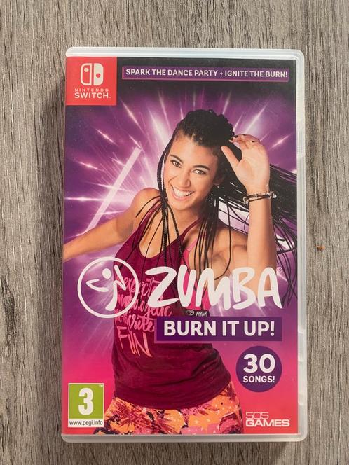 Zumba burn it up! Nintendo switch, Spelcomputers en Games, Games | Nintendo Switch, Zo goed als nieuw, Overige genres, 1 speler