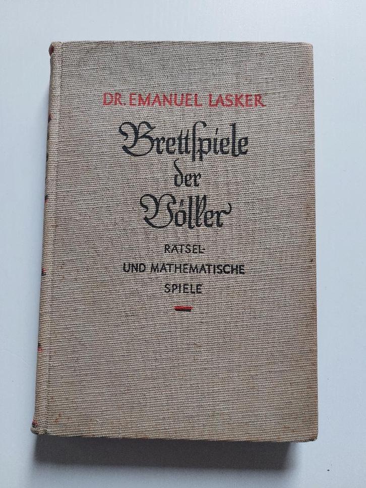 Brett spiele der Völker, Lasker, Boeken, Hobby en Vrije tijd, Gelezen, Overige onderwerpen, Ophalen of Verzenden