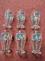 Vintage Fristi glazen 6 stuks, Ophalen of Verzenden, Zo goed als nieuw, Overige typen