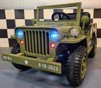 Willy kinderjeep - soft start - verlichting - leren zit - RC, Nieuw, Afstandsbediening, Ophalen of Verzenden