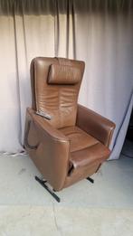 Prominent Romeo leren staop sta op stoel maat Medium relax, Huis en Inrichting, Fauteuils, Ophalen, Leer, Zo goed als nieuw, Sta op relax