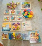 Houten Speelgoed Set - Puzzels & Meer!, 2 tot 4 jaar, Zo goed als nieuw, Van hout, Meer dan 50 stukjes