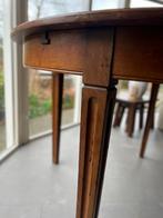Antieke “uitschuifbare” ronde tafel, Huis en Inrichting, Tafels | Eettafels, Ophalen, Gebruikt, 100 tot 150 cm, Rond