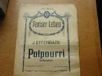OFFENBACH - PARISER LEBEN POTPOURRI  - PIANO, Gebruikt, Klassiek, Ophalen of Verzenden, Artiest of Componist
