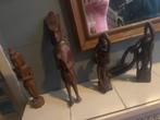 Houten beeltjes, Antiek en Kunst, Kunst | Beelden en Houtsnijwerken, Ophalen of Verzenden