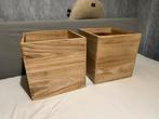 Houten Kisten/Bakken (40x40cm), Huis en Inrichting, Woonaccessoires | Kisten, Ophalen, Zo goed als nieuw, Minder dan 50 cm