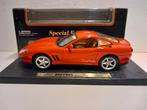 Ferrari 550 Maranello rood 1996 Maisto metal 1:18 KRD, Ophalen of Verzenden, Zo goed als nieuw, Auto, Maisto