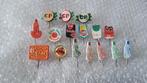 16 verschillende speldjes limonade en sapjes., Verzamelen, Ophalen of Verzenden, Zo goed als nieuw, Overige onderwerpen